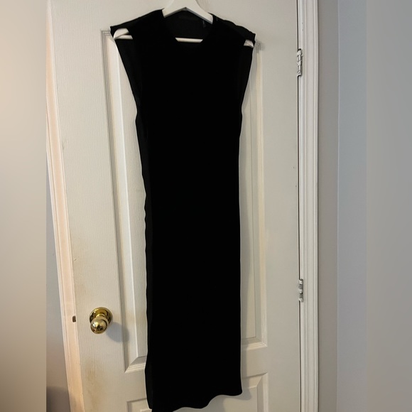 Helmut Lang Velvet Midi Dress - Picture 2 of 10